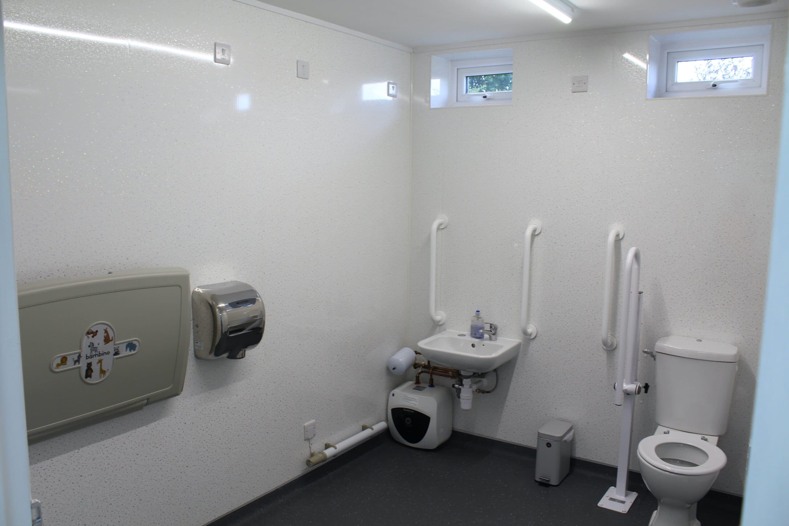 Accessible toilet and baby-changing facilities